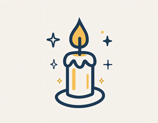Lit Candle Icon