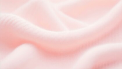 Obraz premium Soft Pink Silk Fabric Texture Background with Gentle Folds and Light