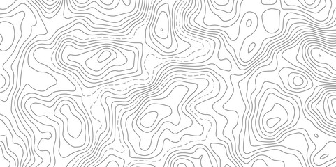 Obraz premium Topographic map patterns, topography line map. Vintage outdoors style. Topographic Map Seamless Pattern. Vector Background.