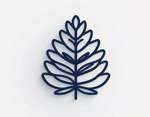 Leaf Line Art