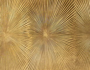 Gold Sunburst Pattern