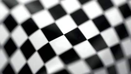 black and white checkered flag