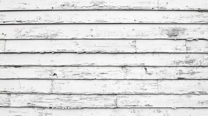 Fototapeta premium Weathered gray and white wooden plank wall siding background from a rustic farmhouse in the rural Midwest showcasing natural textures and aging.