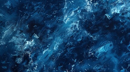 Obraz premium Abstract watercolor paint background dark blue color