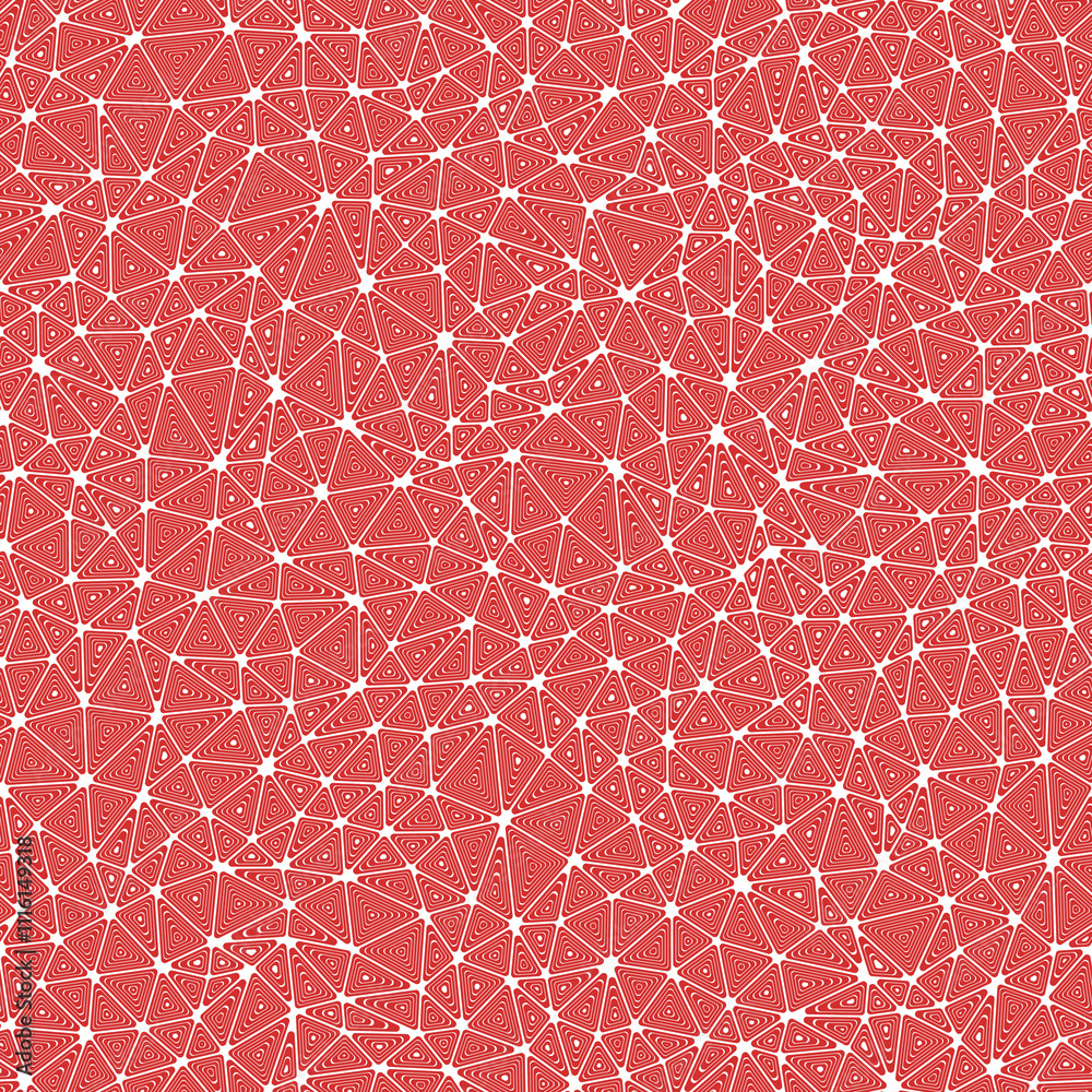 Poster abstract background with mosaic triangle shapes. multiple repeated inner triangles. small triangles 