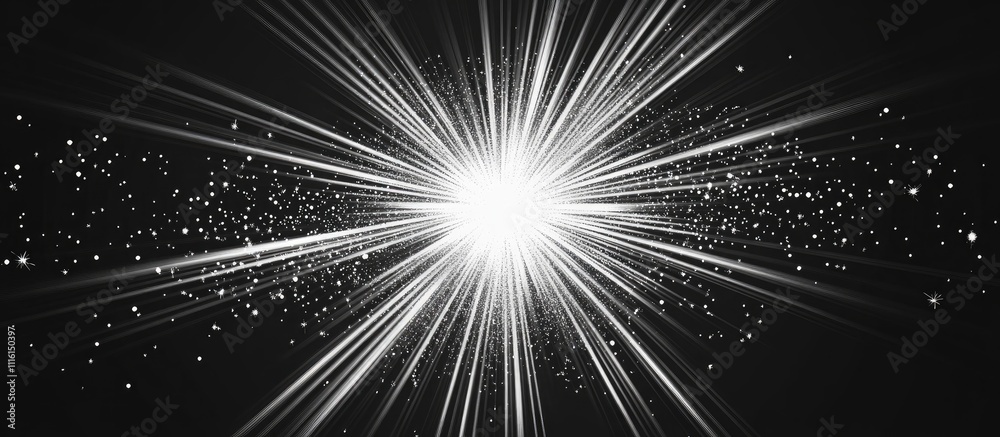 Aufkleber elegant radiant fireworks display creating a festive atmosphere for new year celebrations with spark