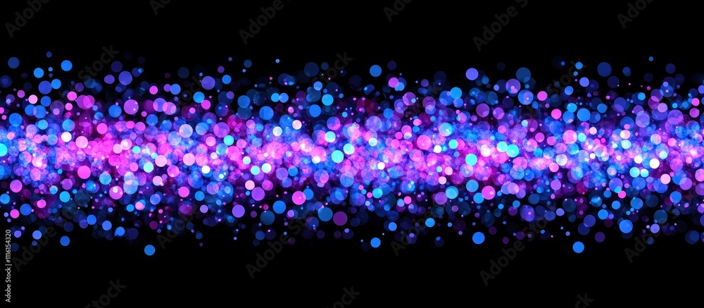 Aufkleber Abstract bokeh texture with vibrant multicolored lights creating a dreamy blurred background suitable for design and artistic projects