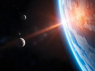 Obraz premium planet in space