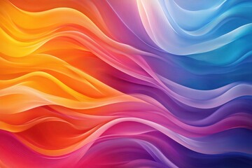 Fototapeta premium Abstract colorful waves line shapes background with vector illustration presentation flat design