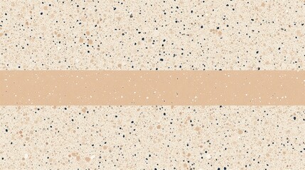Textured tan cement wallpaper background with speckled pattern and beige accent stripe for interior design applications.