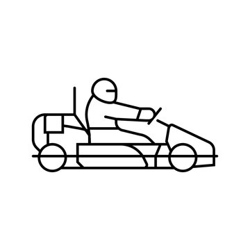 recommend clip art: snowmobiling winter sport line icon vector. snowmobiling winter sport sign. isolated contour symbol black illustration