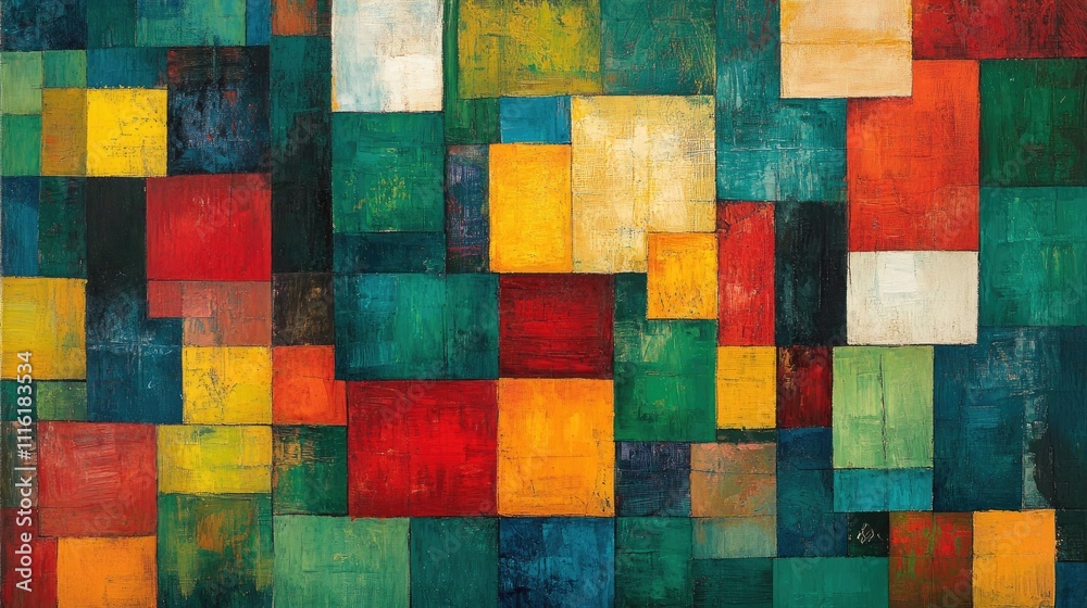 Fototapete vibrant color palette abstract design for creative projects and color selection in art and design in