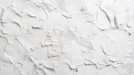 Obraz premium A modern style white cement concrete wall creates a contemporary aesthetic, providing a clean and minimalist background with ample copy space for various design uses.