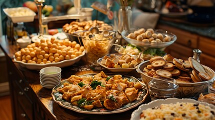 Obraz premium A table filled with an assortment of delectable snacks