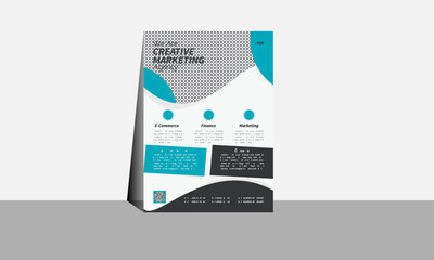 Professional Marketing Flyer Layout for Corporate Use"