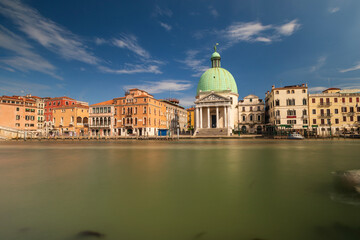 Fototapeta premium Venice at night, the lagoon in the dark