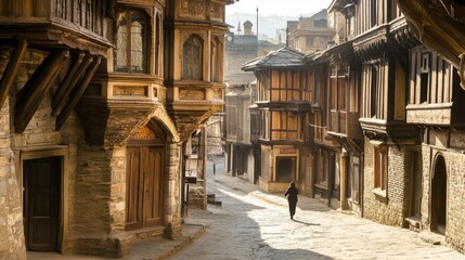 Enchanting Old-World Charm: A Glimpse into a Historic European Town