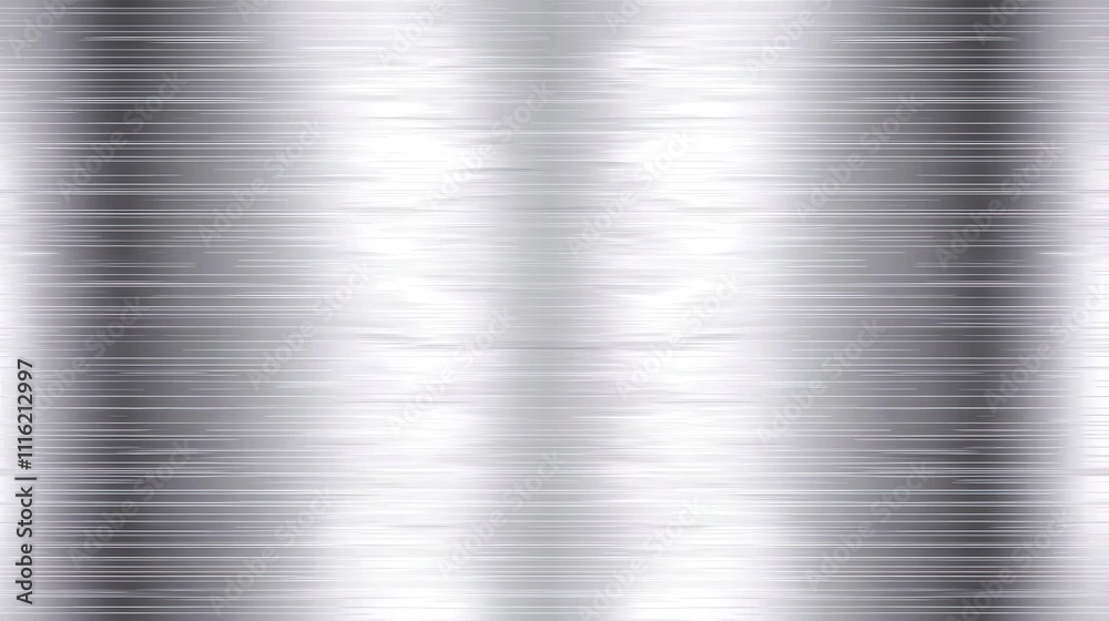Aufkleber brushed steel effect on metallic surface industrial setting abstract design smooth texture close-up 