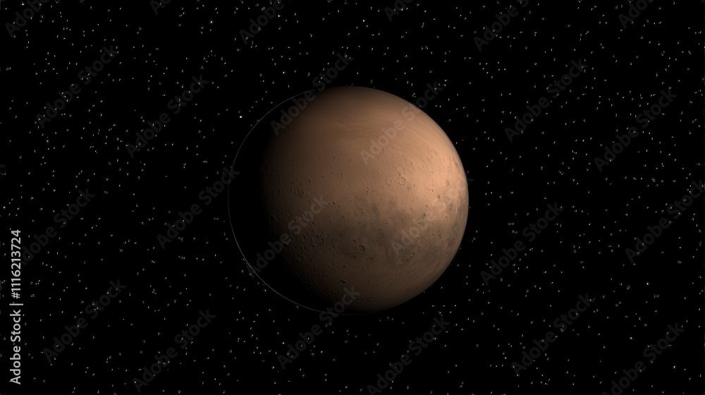 Poster mars exploration insights planetary analysis space digital art cosmic environment aesthetic perspect
