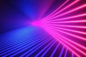 Abstract blue and purple diagonal lines and glowing light effects background with waves and sparkling stars Vector illustration