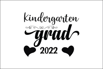thank you card kinder garter grad 2022