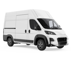 Delivery Van Isolated