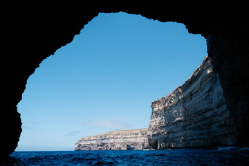 cave in the sea