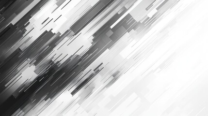 Obraz premium A digital grayscale pixel pattern mimicking static noise, with random pixel placements and varying gray shades