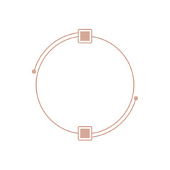 Fototapeta premium Text Box Illustration Robot Tech