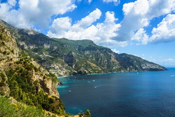 Fototapeta premium View of Positano, Amalfi Coast, Italy