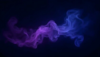 Fototapeta premium smoke on black
