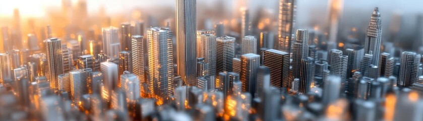 Obraz premium Cybernetic Metropolis