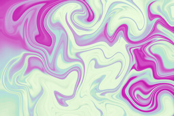 Abstract background of magenta and white color from twirling waves. Background for design. Marble ink colorful. Can be used for background or wallpaper. Good for design or logo background or backdrop.
