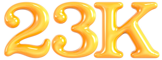 Follower Number 23 3D Render