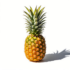 Fototapeta premium Pineapple fruit isolated on white background