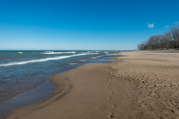 Gillson park and wilmette beach north of chicago Illlilnoise