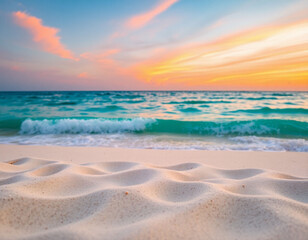 Fototapeta premium sunset on the beach