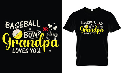 Mother's Day T-Shirt Design Template, Grandpa Gift 