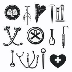 Fototapeta premium Professional Medical Design on White Background Vector Illustration