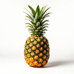 Fototapeta premium Pineapple fruit isolated on white background