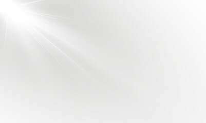 White lens shine spark, star sunlight vector, sparkle effect, stadium spotlight, light abstract, png sun shiny ray, projector futuristic beam, flare flash, glare glow glowing © ira11998877