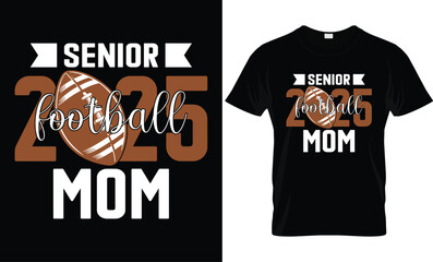 American Football T-Shirt Design Template, Mom Gift 
