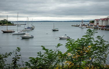 woods hole massachusetts in town of falmouth in barnstable county