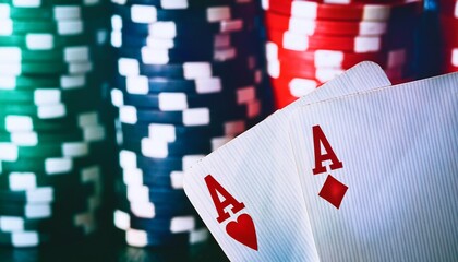 playing cards and pokers