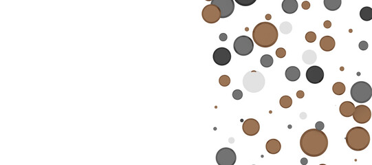 Obraz premium Glittering confetti on a transparent background. Holiday, birthday and Christmas decoration