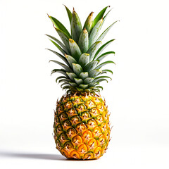 Fototapeta premium Pineapple fruit isolated on white background