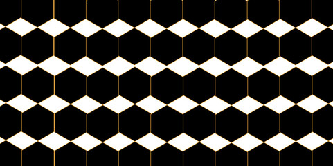 Black hexagon 3D background texture. modern abstract polygonal pattern. 3d rendering illustration. Futuristic abstract banner. white and black lines 3d Hexagonal. honeycomb black Background.