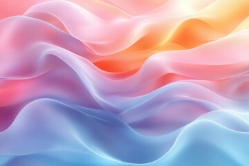 Obraz premium gradient of multilayered glass creating an abstract background, showcasing depth and dimension with soft hues blending seamlessly, evoking a sense of tranquility and elegance
