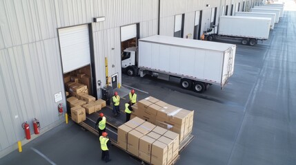 Efficient Warehouse Operations: Loading Trucks with Cargo