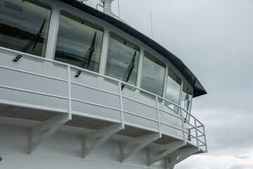 Fototapeta premium scenes on a ferry from woods hole massachusetts to marthas vinyard
